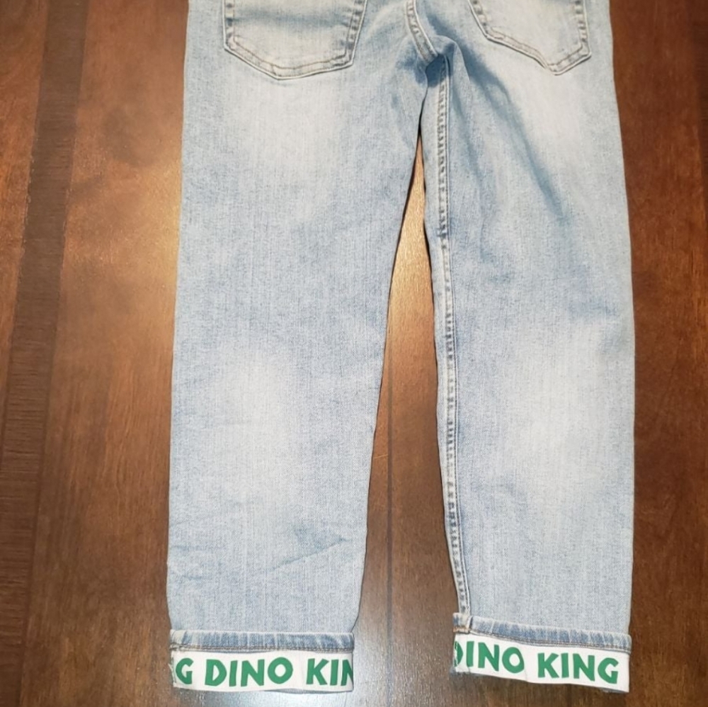 Dino King Relaxed Denim Girl Jeans Size 9-10 Y